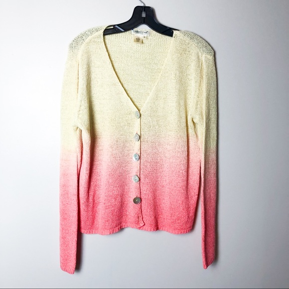 Coldwater Creek Sweaters - Coldwater Creek Ombre Tie Dye Cardigan